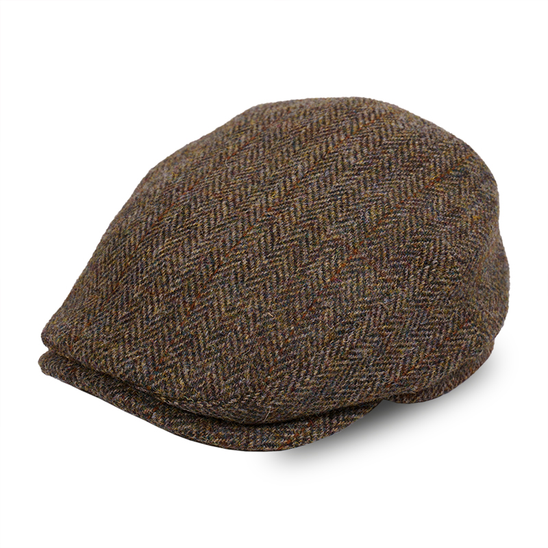 盛锡福帽子21秋冬男士羊毛鸭舌帽男款小檐前进帽男女通用款休闲帽 咖