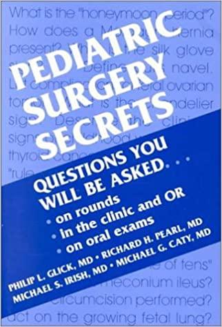 预订Pediatric Surgery Secrets