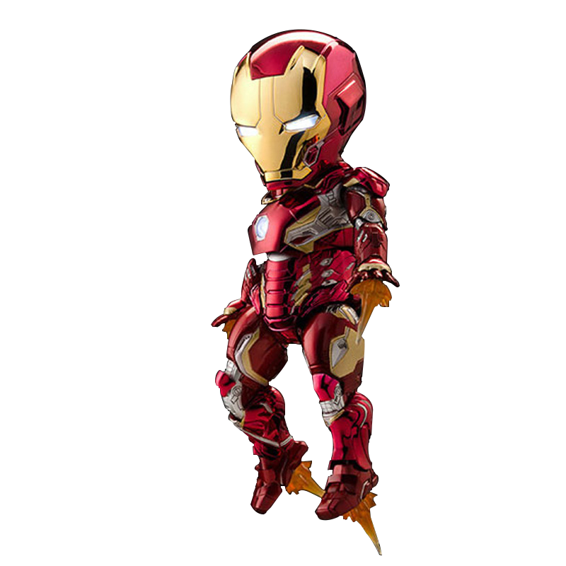 摆件 钢铁侠 漫威周边 复仇者联盟礼物 钢铁侠mk45 加奥创哨电镀版