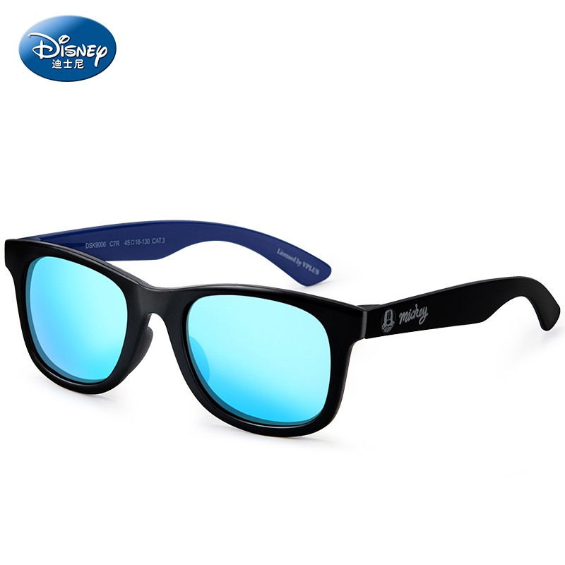 迪士尼（Disney）儿童太阳镜男女儿童墨镜小孩防紫外线六一儿童节礼物眼镜 星际黑