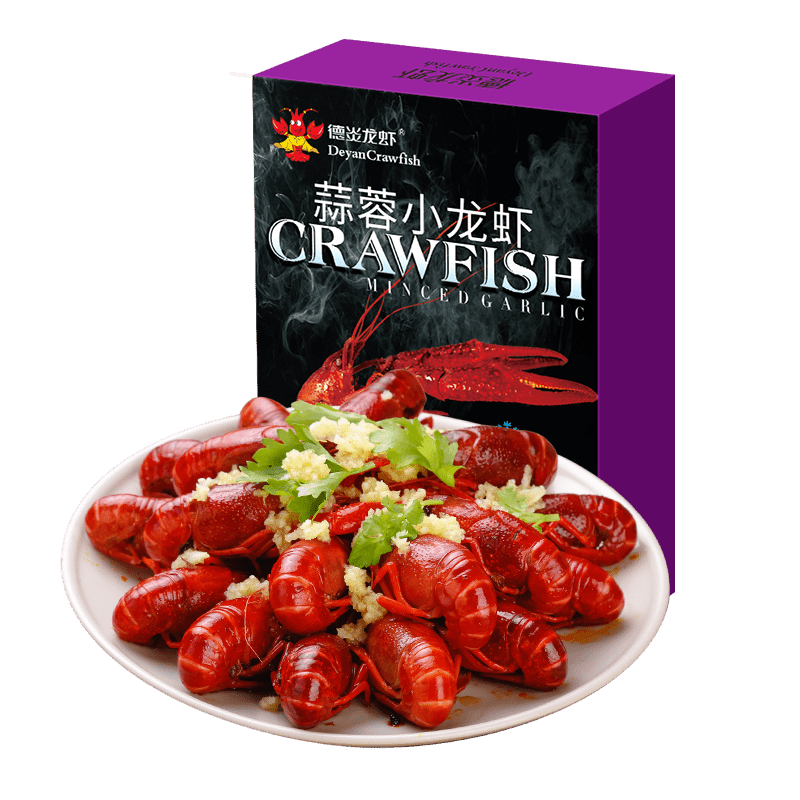 Deyan Crawfish 德炎龙虾 麻辣小龙虾 蒜香口味 900g