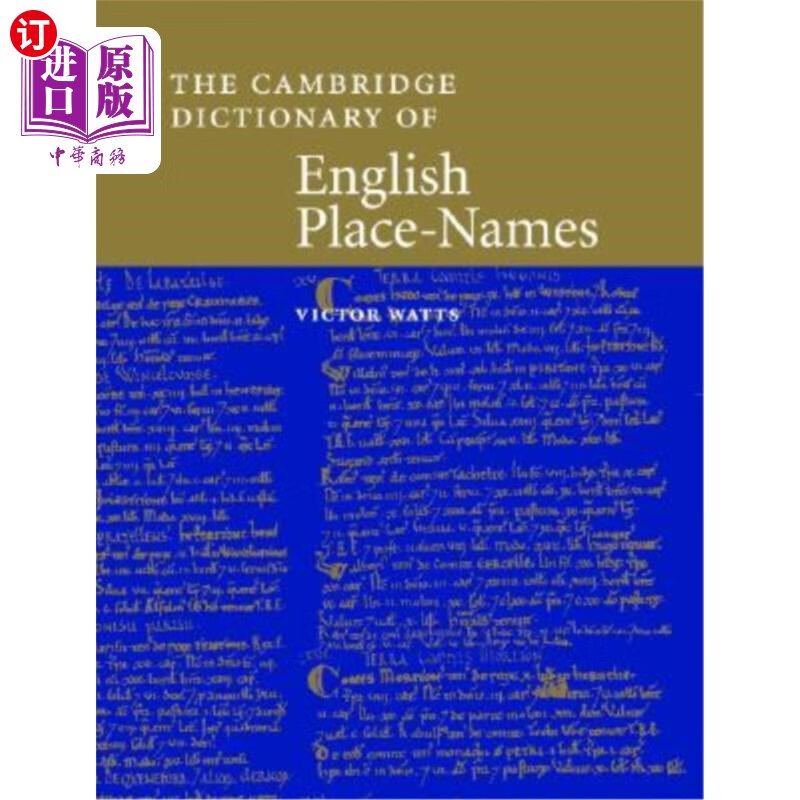 海外直订the cambridge dictionary of english place-names: based o