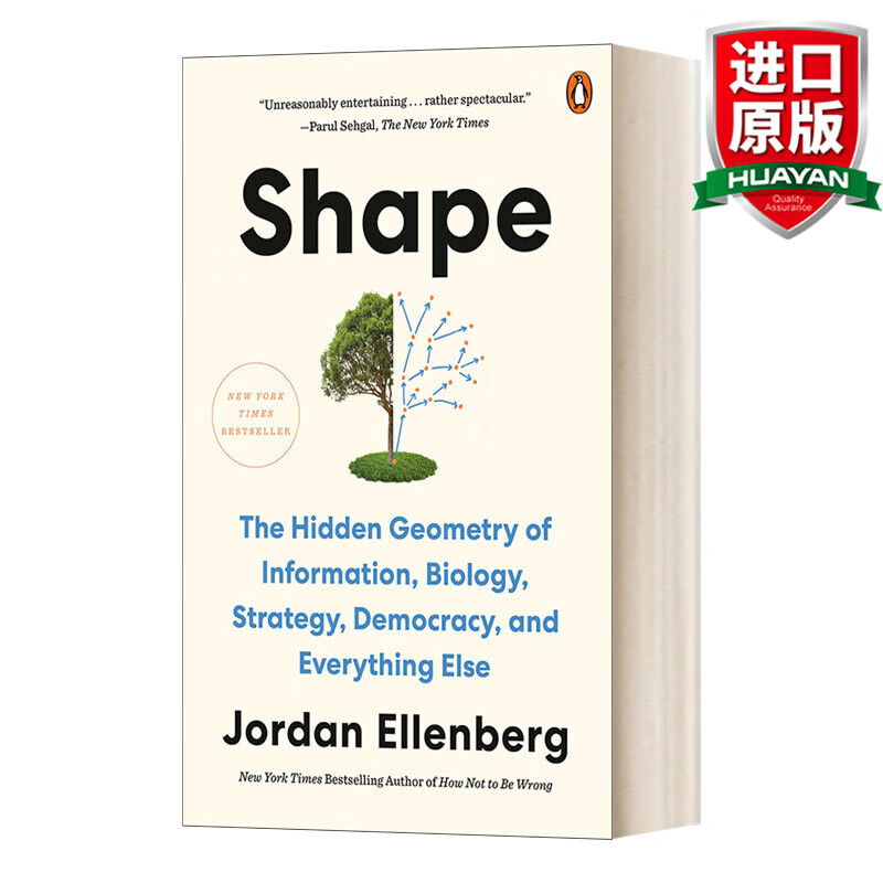Shape 英文原版 形状 信息 生物学 战略 民主和其他一切的隐藏几何 英文版 进口英语原版书籍