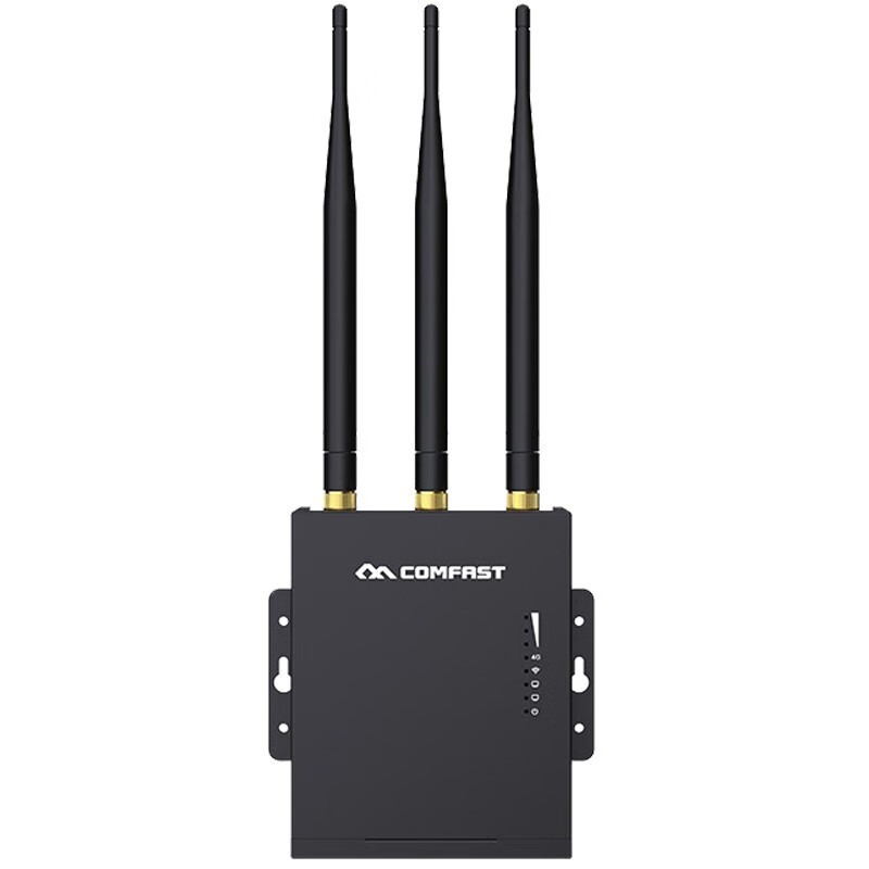 comfast  4g无线路由器工业级 插卡转有线wifi铁壳企业级poe供电