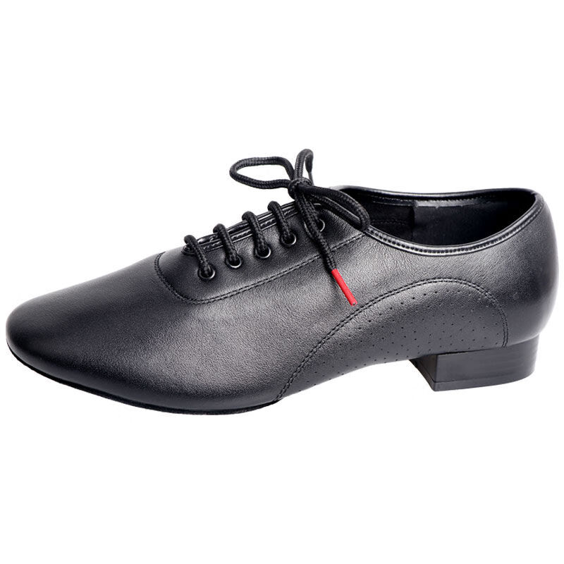 丹宝罗男士摩登舞鞋真皮软底交谊舞国标舞舞蹈鞋男平跟拉丁跳舞鞋