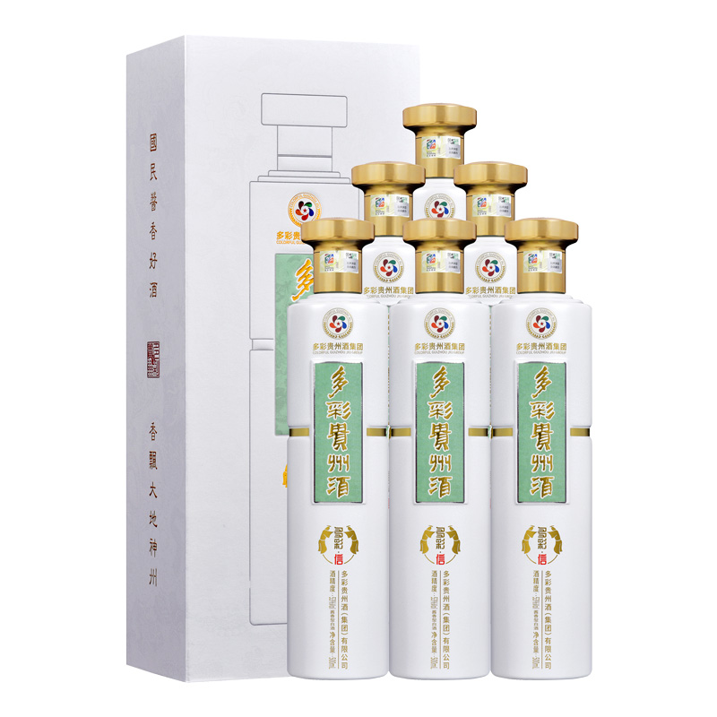 多彩贵州酒酱香型白酒53度高端礼盒收藏自饮 53度 500ml 6瓶