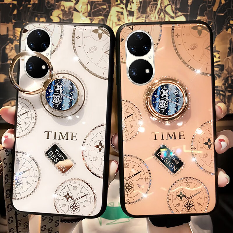 自东来 华为p50 pro手机壳 p50/50e玻璃防摔硅胶保护套男女款超薄个性