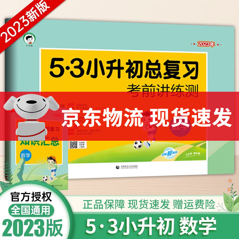 2023版5.3小升初总复习真题试卷语文数学英语3本53小升初总复习小升初必刷题 53小升初数学