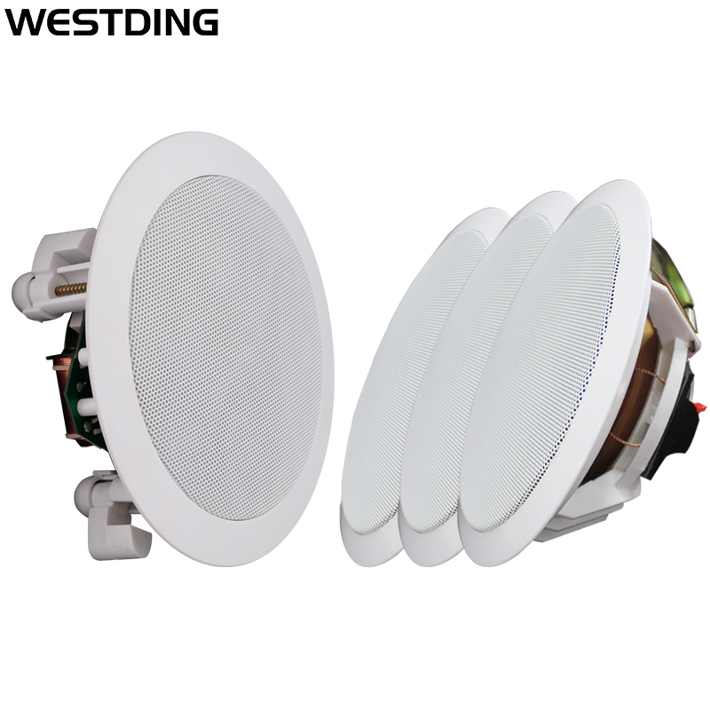 威斯汀 westding wx-201有源吸顶音响 音箱吸顶喇叭套装  吊顶音响