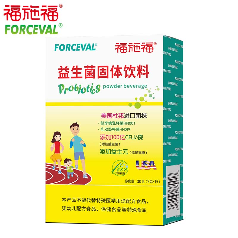 福施福（FORCEVAL） 福施福益生菌粉剂活性益生元 有效期到25年10月9日 15袋装 效期到25年10月9日