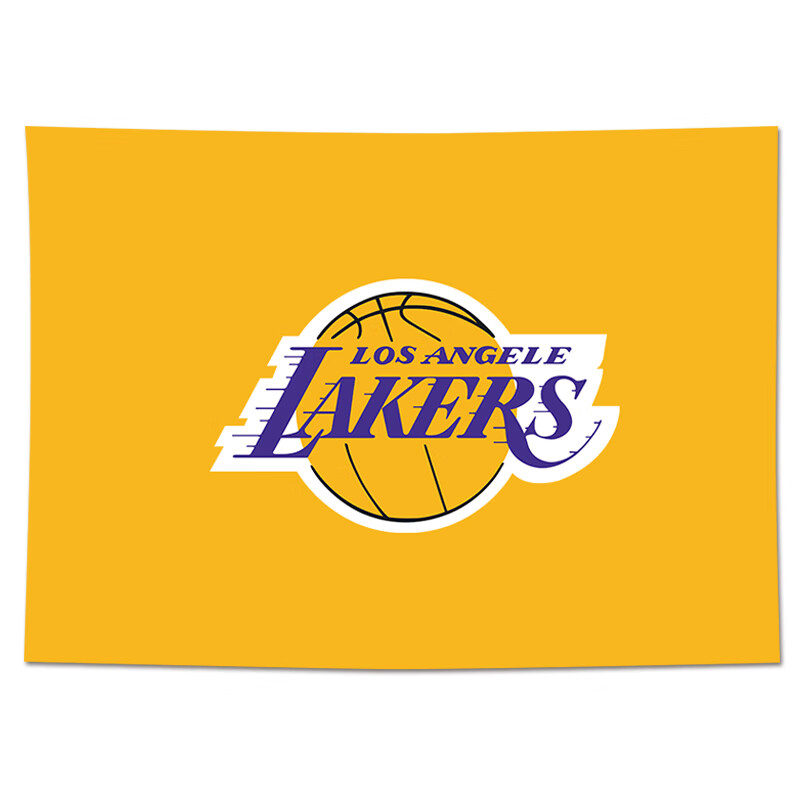 背景布宿舍篮网nba湖人篮球蓝球logo队徽队标挂酒吧卧室床头男生i 1