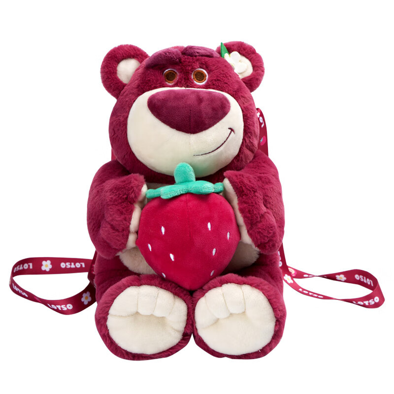 迪士尼(disney)玩具总动员草莓熊毛绒玩具香味抱抱熊公仔玩偶 送女友