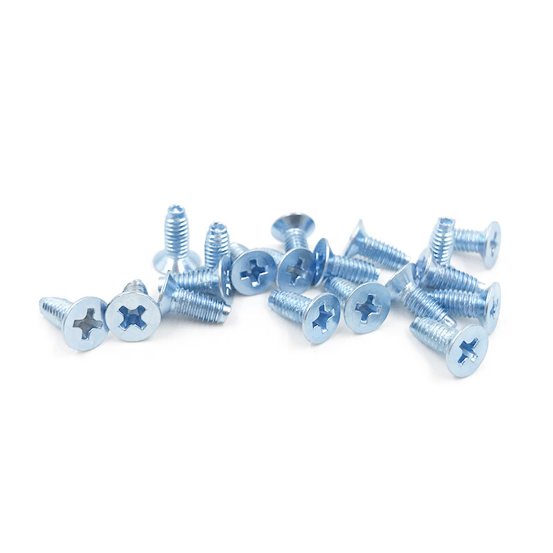 沉头三角自锁螺丝 加硬平头三角牙自攻螺钉十字柜螺丝m4m5m6 沉头3*5