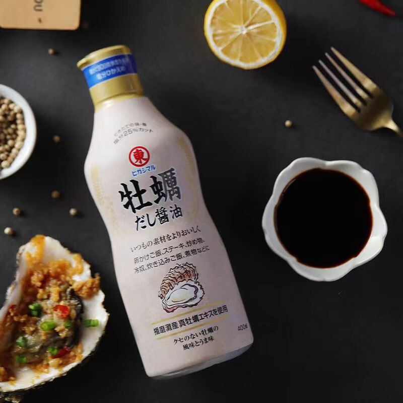 higashimaru日本滩东丸牡蛎酱油生蚝酱油海鲜酱油拌饭蘸料 东字牡蛎