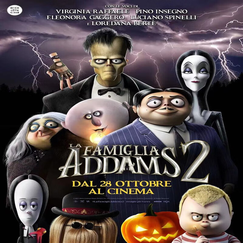 亚当斯一家2the addams family 2 (2021)蓝光bd电影碟片高清盒装
