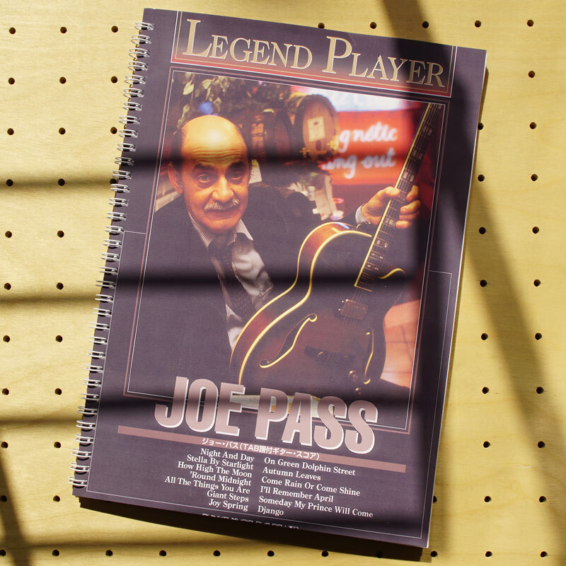 joe pass legend player六线谱传奇吉他手jazz爵士大师乐谱送音频