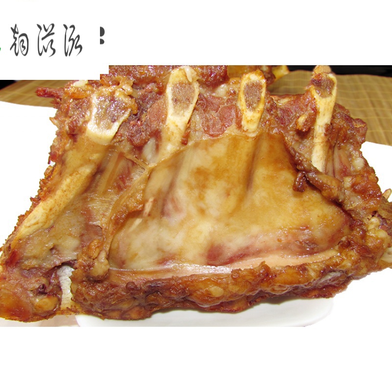 虎钢馋哈尔滨一手店熏酱猪骨架 猪脊骨东北酱大骨架香熏卤味熟食下酒
