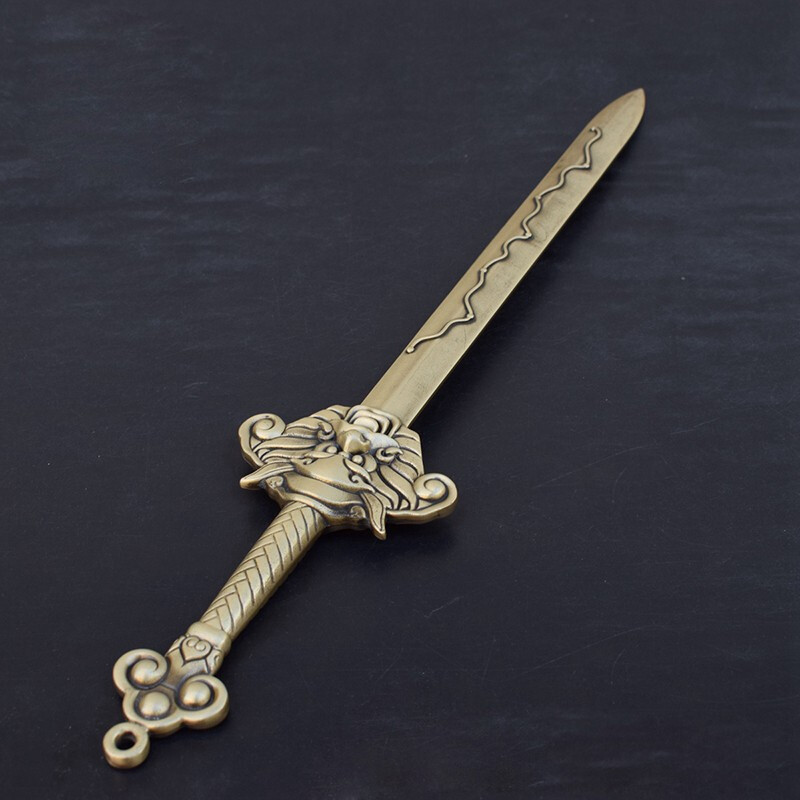 黑枫全铜剑摆件北斗七星宝剑道士剑客厅家居挂饰办公室工艺品装饰品