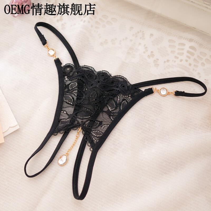 oemg张公子的店性感情趣内裤开档内衣火辣蕾丝激情透明镂空夜火日系女