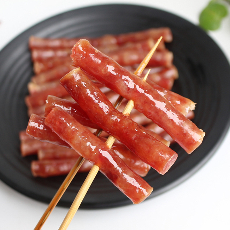 池塘湾迷你手指小香肠中式细香肠四川筷子肠广味甜腊肠火锅烧烤串串30