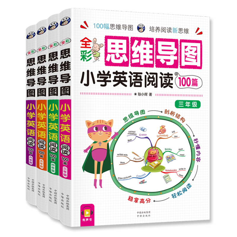 СѧӢ���Ķ�100ƪ �����ġ��塢���꼶��4����װ��ȫ��˼ά��ͼ �����Ķ�