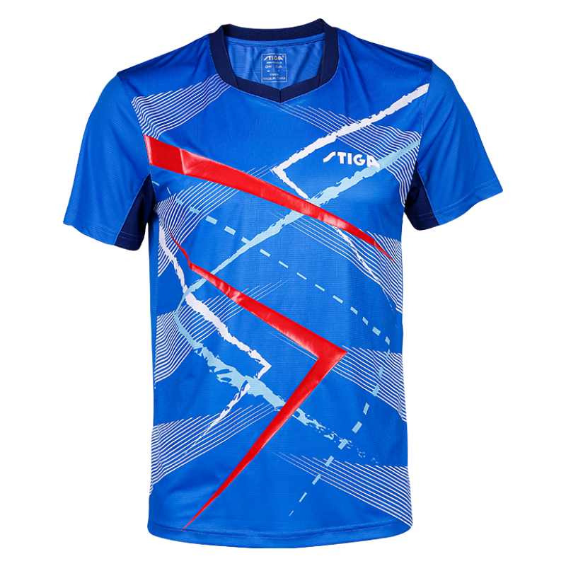 斯帝卡(stiga) 新款斯蒂卡乒乓球服男速干比赛半袖女上衣短袖透气