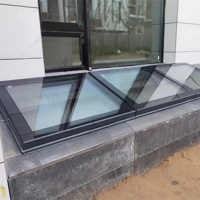 阳光房天窗别墅下沉院电动平行窗玻璃阳光房封露台钢结构幕墙别墅花园