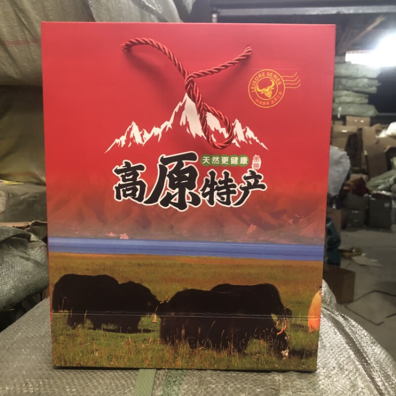 陌遇蒙古元素礼品袋 高原特产手撕牦牛肉包装手提袋特产袋内蒙古牛肉