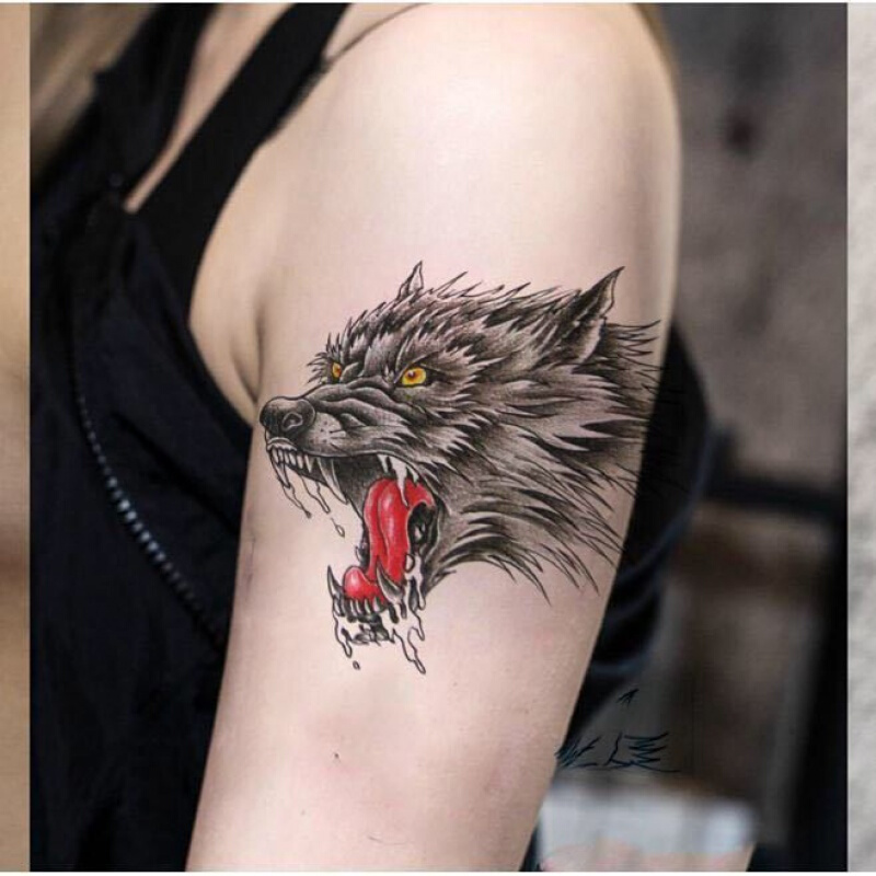 纹身狼头的含义图片