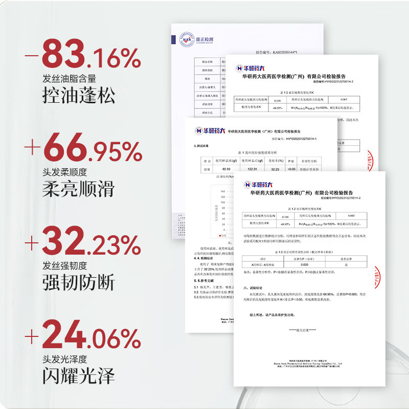 长发小寨【国颐堂微信视频直播同款】参乌洗发水400g 防脱精华液50ml 洗发水*2+旅行装