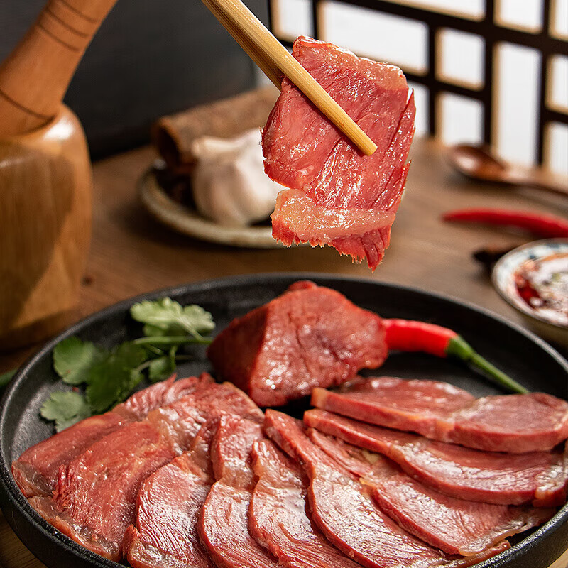 月盛斋清真红烧牛腱子酱肉熟食 红烧牛腱100g