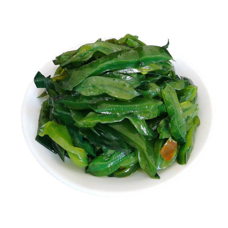 虎钢馋 裙带菜 袋装 海白菜250g两袋装即食海草微辣海裙带根海带下饭