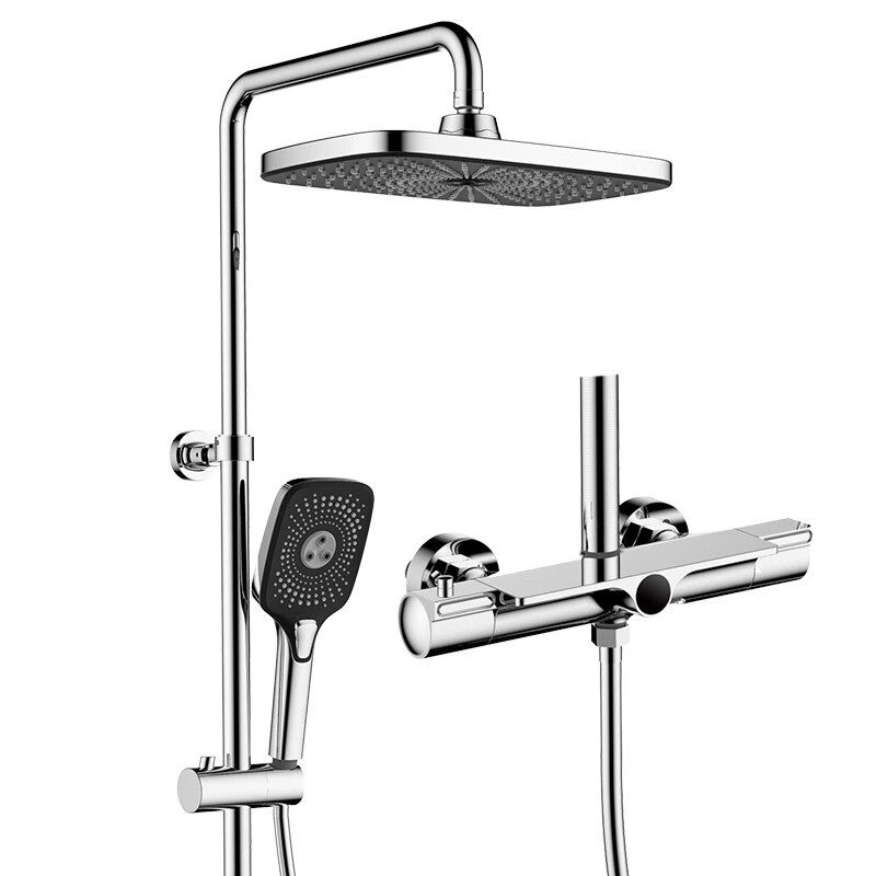 箭牌(arrow)家用全铜恒温三功能置物架升降淋浴花洒套装喷头 不包安装