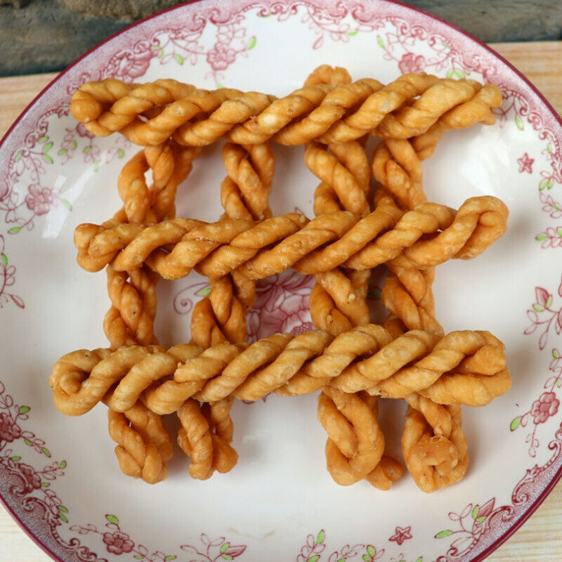 贡麻花河南特产民权贡麻花制作香脆酥小麻花贡麻花清真糕点70克/袋 10