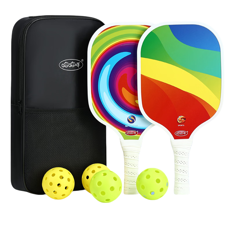 百亿补贴:哈哈球匹克球球拍套装儿童青少年初学入门Pickleball运动生日开学礼物134.7元