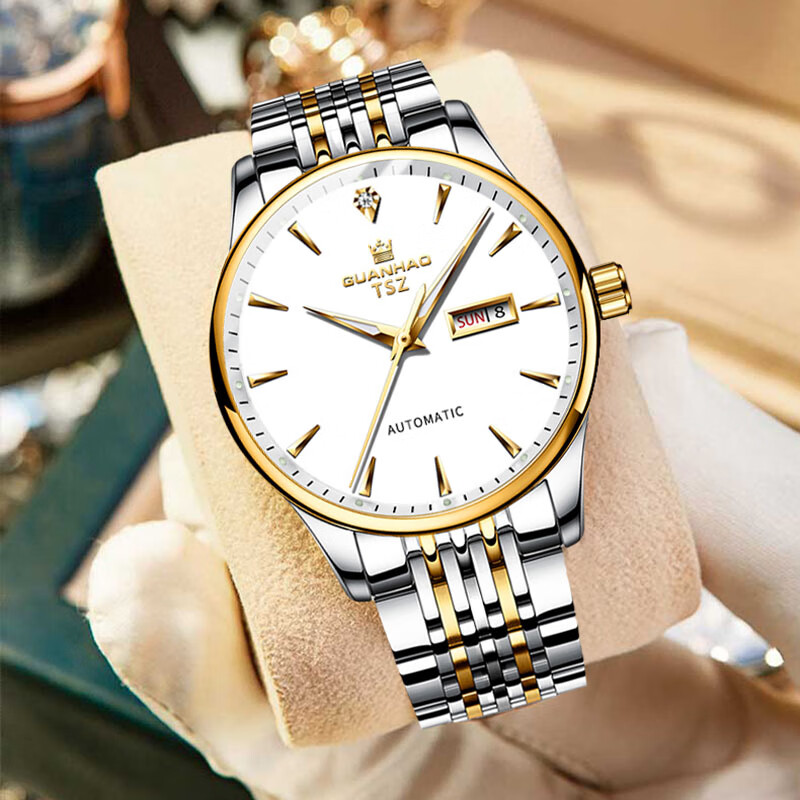 冠豪(guanhao) 冠豪名牌手表男女机械风格tsz全自动商务瑞士品质多