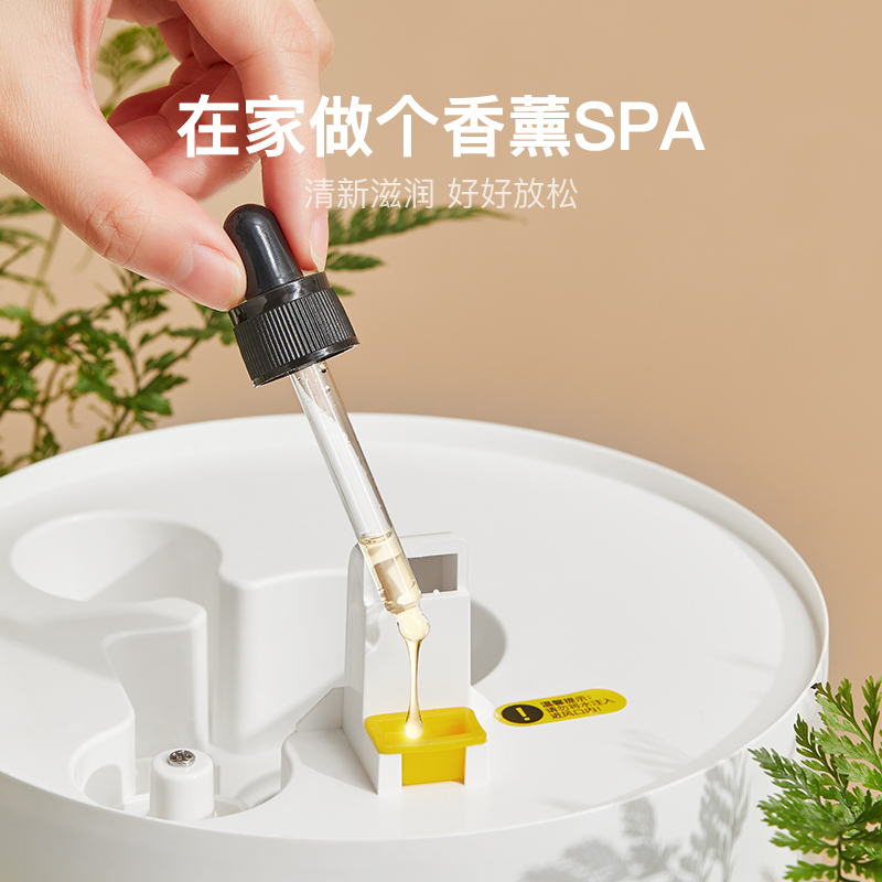 德尔玛（Deerma） 空气加湿器卧室 轻音加湿5L大容量家用办公室 母婴香薰机补水取暖伴侣 小米白F628一年质保