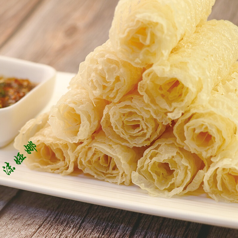 宜享健康 香铃卷 油炸腐竹豆皮卷 涮火锅关东煮麻辣烫食材 响铃卷120g