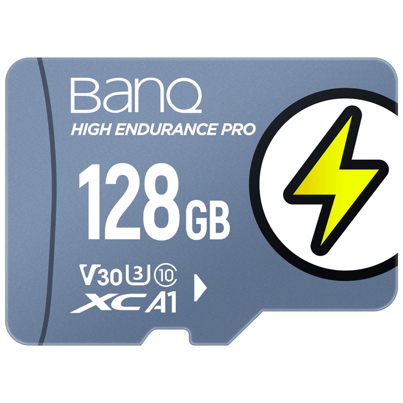 banq 128GB TF（MicroSD）存储卡 U3 V30 A1 4K V60Pro版 行车记录仪&家庭监控摄像头专用内存卡 读速100MB/s