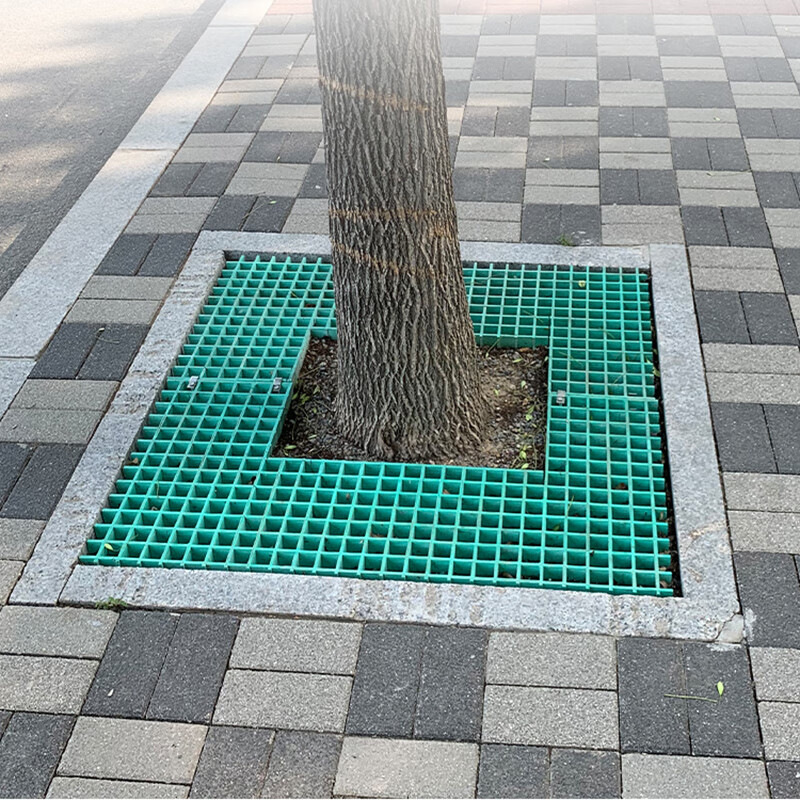 山顶松 玻璃钢树篦子树池 格栅树坑网格 树穴围栏网 护树板市政绿化