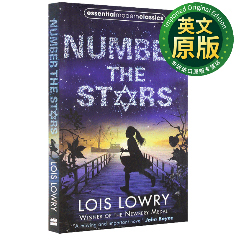 数星星 英文原版 Number the Stars 纽伯瑞儿童文学金奖 Lowry, Lois