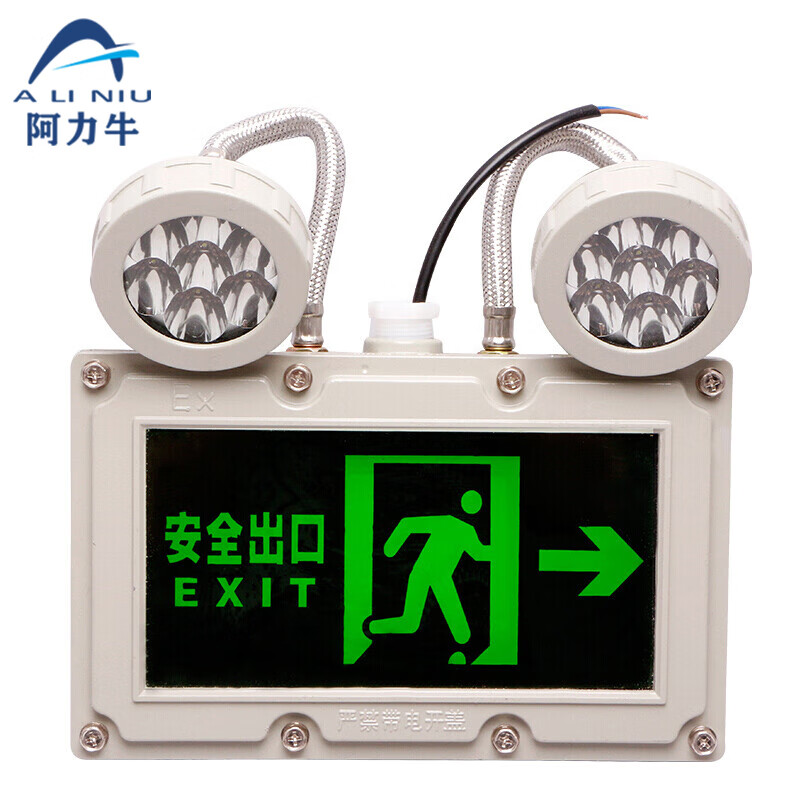 阿力牛 ayj88 防爆应急灯 led消防双头照明灯防爆安全出口标识灯 ex防
