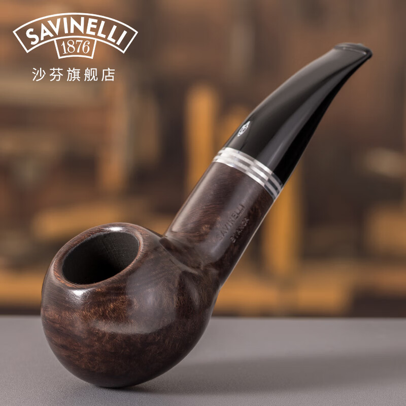 雪山石楠木烟斗p308l苹果320大号斗雪斗环6毫米男女士进口烟斗