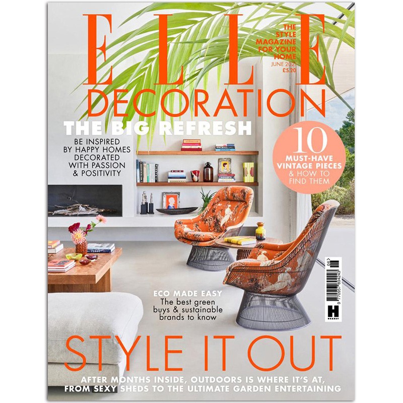 【单期/订阅】Elle Decoration 2023年月刊 英国瑞丽家居廊装饰杂志 2021年6月刊