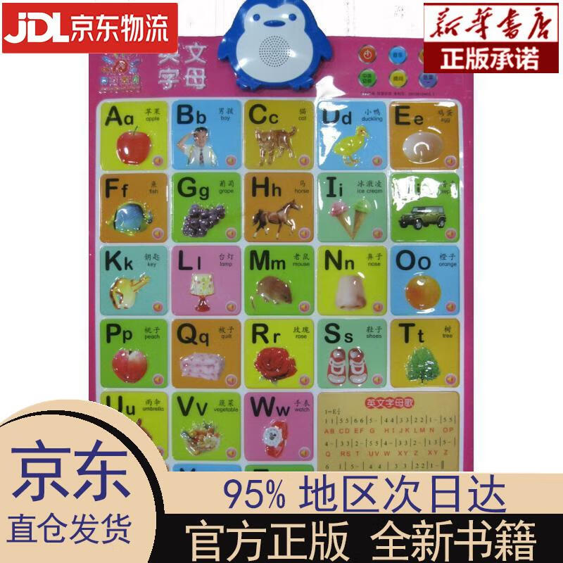 【新华正版】 有声挂图·汉服版——英文字母 湖南少年儿童出版社