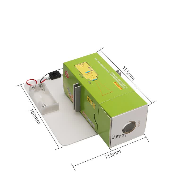 科技制作小发明儿童手工diy拼装模型自制幻灯片投影仪幻灯机 自制幻灯