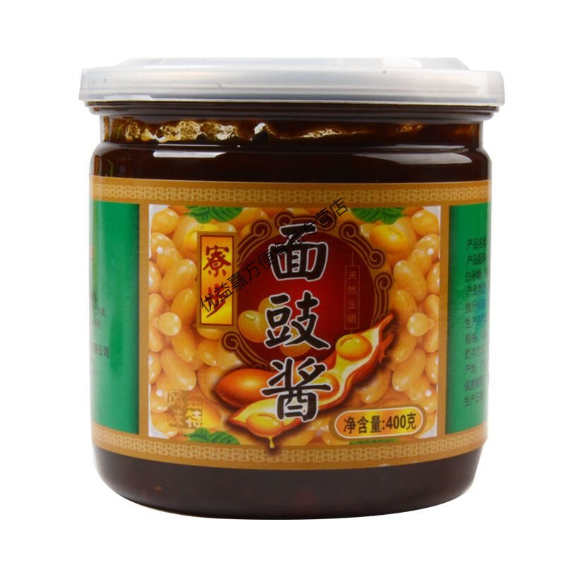 食怀寮步面豉酱蒸煮排骨肉类鱼炒菜调味酱广东特产美食面豉黄豆酱400g