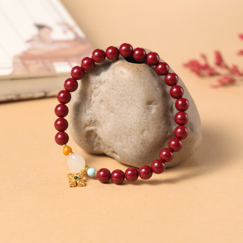 上新了文创 生日礼物中国风朱砂手链 女士手串文创礼物送女友手串