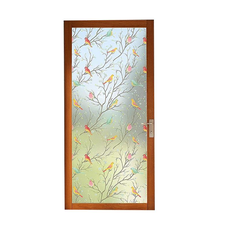 晴画 磨砂玻璃贴纸卫生间窗户贴膜厕所门窗户贴纸窗花浴室隐私防窥