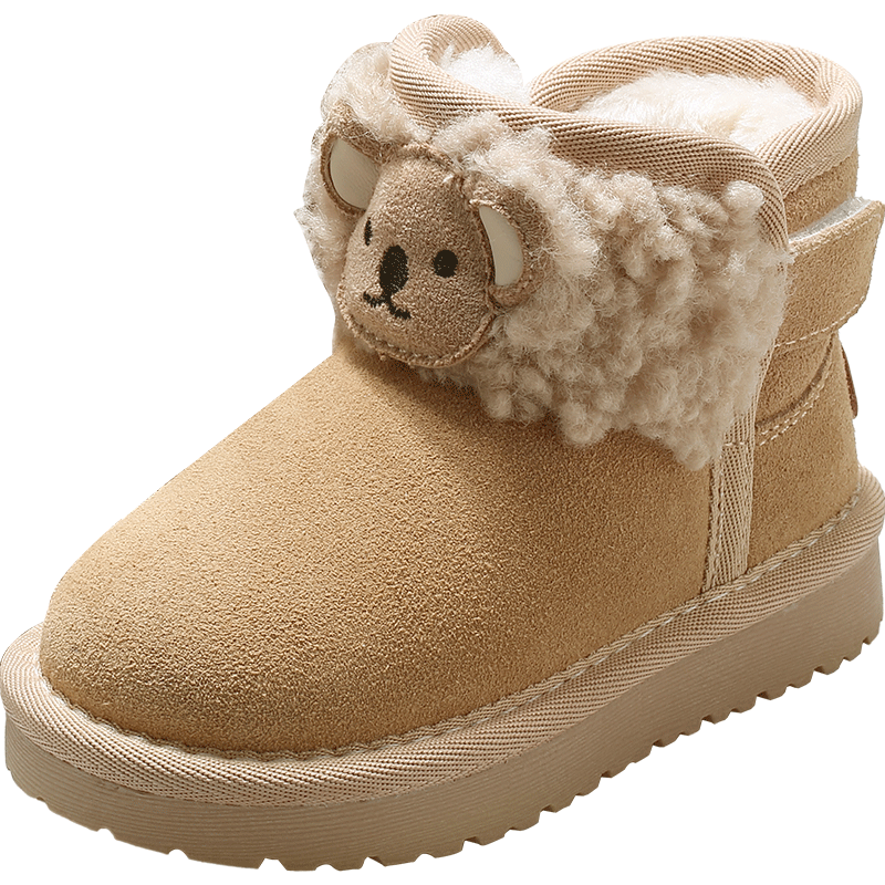 ���ڲ�������ͯС��������ѩ��ѥ�к�2024�����¿�ŮͯЬ�Ӻ�ů�׶��ɰ�����Ь ������ 29�� Ь�ڳ�18.3cm